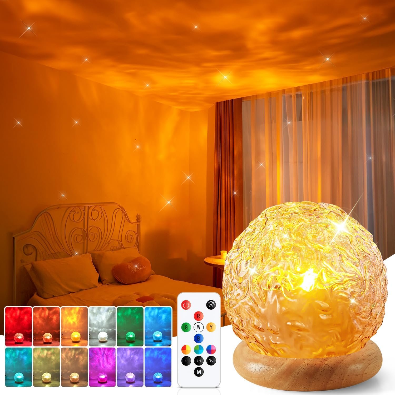16 Colors Ambient Projector Lamp - Sunset, Ocean and Northern Lights in One