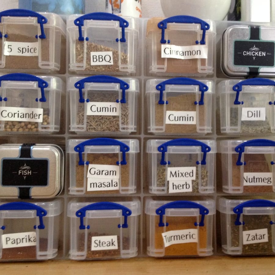 Rustic Spice Rack